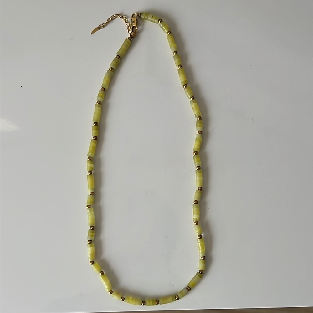 Missoma Yellow Beaded Necklace